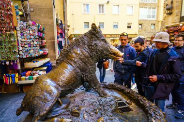 FLORENCE, İtalya - 20 Ekim 2017 'de İtalya' nın Floransa kentinde 