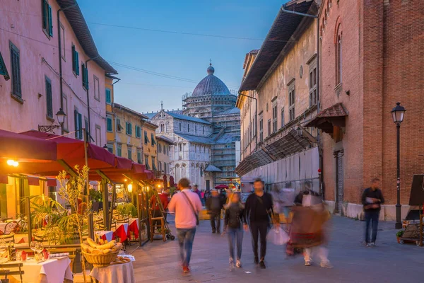 Pisa Italien Juli Restaurants Der Altstadt Von Pisa Juli 2012 — Stockfoto