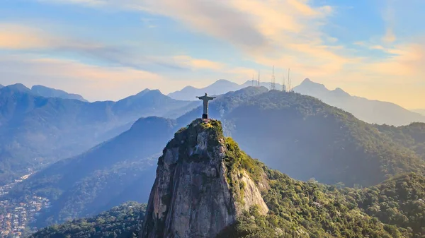 Letecký Pohled Panorama Města Rio Janeiro Brazílii — Stock fotografie