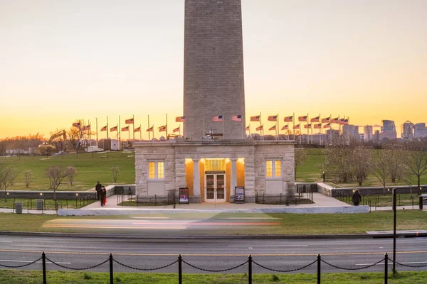 Washington Monument Washington Sunset — Stock Photo, Image