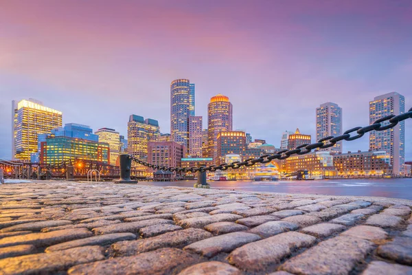 Бостонская Гавань Финансовый Район Фаллайте Штат Массачусетс — стоковое фото