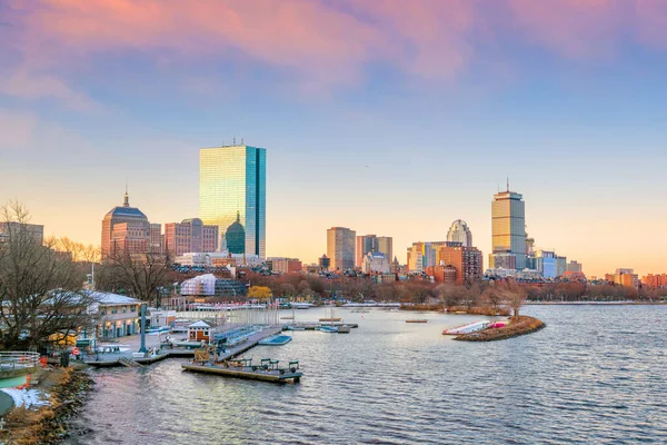 미국에서 마천루 보스턴의 마천루 — 스톡 사진