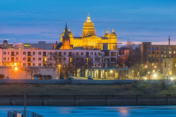 State Capitol Des Moines Aowa Usa — стокове фото