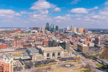 Kansas City 'nin Missouri, ABD' deki ufuk çizgisi