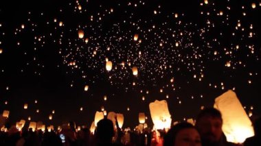 uçan kağıt fenerler doğal görüntüleri