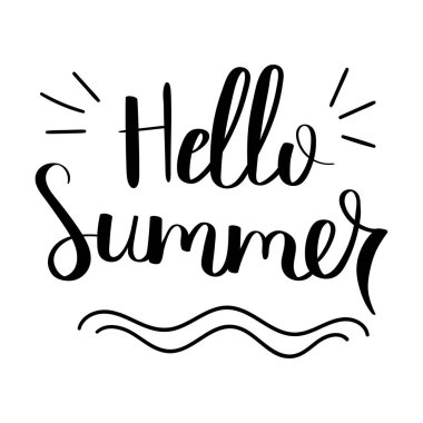 El yazısı hat teklif kartı veya poster. El fırça mürekkep yazı çekilmiş.