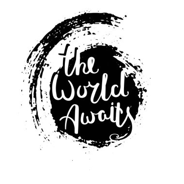 Elle çizilmiş motivasyon teklif. Yaratıcı vektör tipografi konsept tasarım ve baskı için. Kartları, t-shirtler, etiket, Etiketler, posterler için hazır.