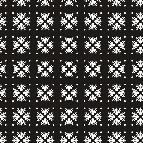 Modèle de polka fleur sans couture — Image vectorielle