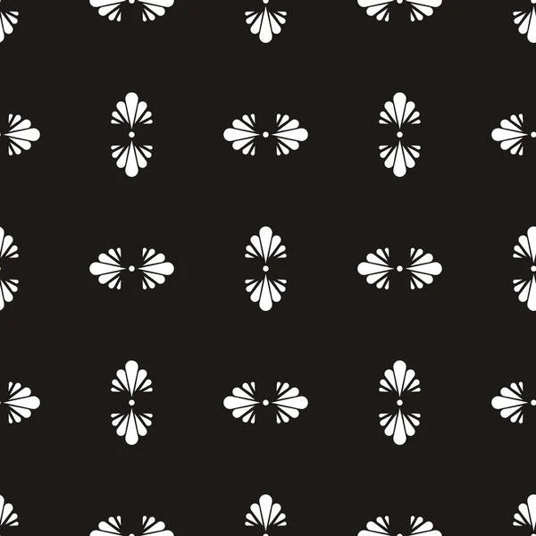 Modèle de polka fleur sans couture — Image vectorielle