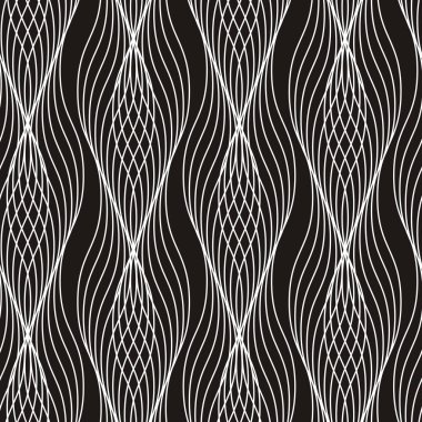 Dalga şık doku soyut. Vektör kesintisiz geometrik desen