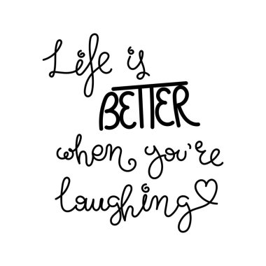 El hayat ve mutluluk için hat alıntı motivasyon yazılı. Kartpostal, poster, parmak izi, kart grafik tasarım için.