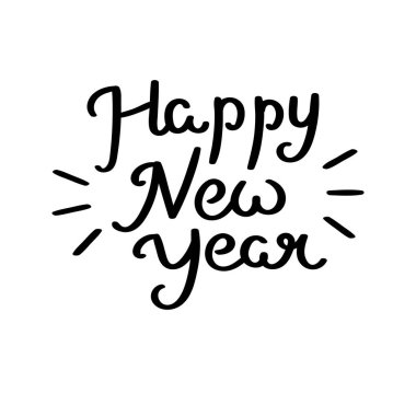 El ifade yazı vektör çekilmiş. Modern hat dekor duvar, poster, parmak izi, kart, t-shirtler için motive ve diğer