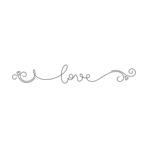 Valentine 's Love texto para grabados, diseños, tarjetas y ropa. Icono de etiqueta de placa — Vector de stock