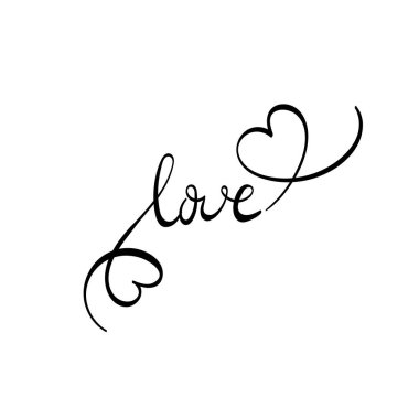 Sevgililer aşk metin parmak izi, tasarımlar, kartları ve giysiler. Rozet bir ses etiketi simgesi