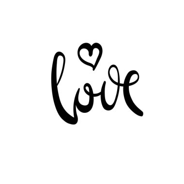 Sevgililer aşk metin parmak izi, tasarımlar, kartları ve giysiler. Rozet bir ses etiketi simgesi