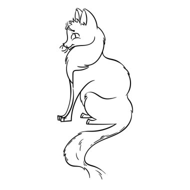 Şirin tilki çizgi filmi.