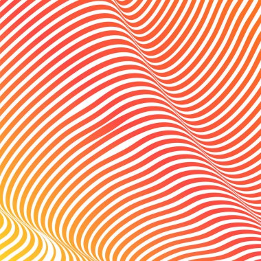 Soyut asit renk dalgalı arka plan, optik sanat, çizgili opart. Neon degrade