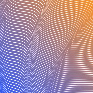 Soyut asit renk dalgalı arka plan, optik sanat, çizgili opart. Neon degrade