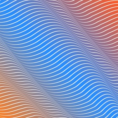 Soyut asit renk dalgalı arka plan, optik sanat, çizgili opart. Neon degrade