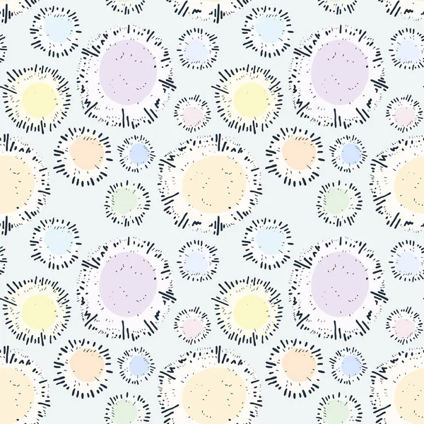 Vector seamless pattern in scandinavian stile. Backdrop for children textiles wrapping paper — Stock Vector