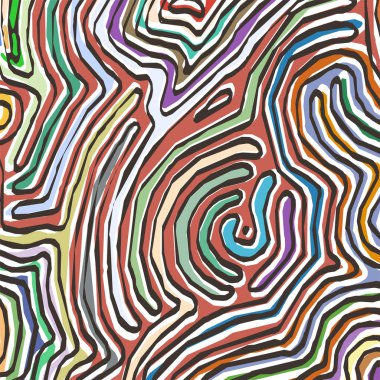 Vektör renk deseni, kavisli çizgiler, siyah ve beyaz grunge arka plan