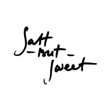 Doodle grunge yazı. Hat metin afiş, poster, tebrik kartı, yeni yıl eğlencesi daveti için fırça. Vektör çizim