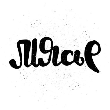 Bayım. Vektör motivasyon ifadesi. El çizimi süslü harfler. El çizimi karalama baskısı