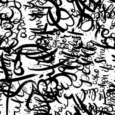 Graffiti arka planı pürüzsüz. El stili etiketleme. Vandal vektör harfleri
