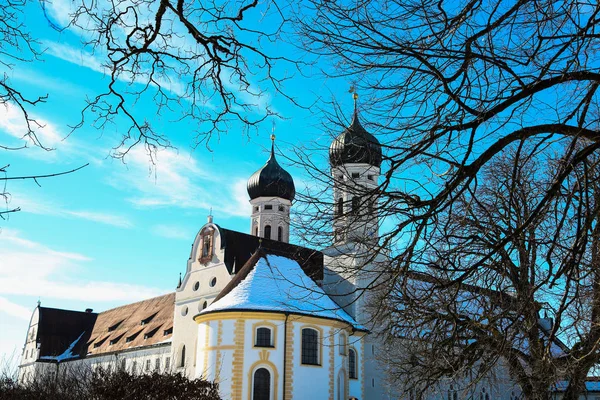 Kloster Benediktbeuren Bavorsku Benediktbeuren — Stock fotografie