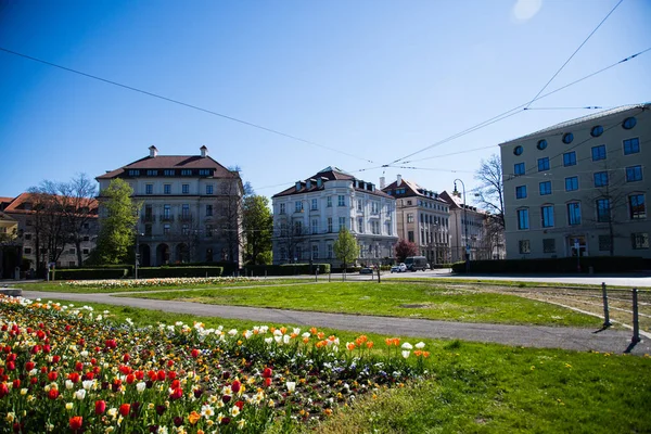 Karolinenplatz w Monachium, Rondo — Zdjęcie stockowe