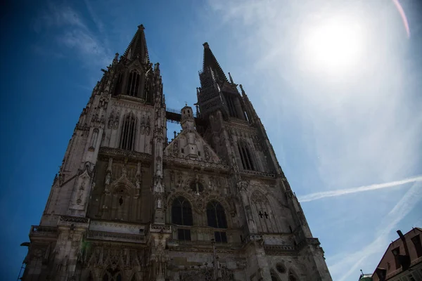 Catedral Regensburger Regensburg Cultural — Fotografia de Stock