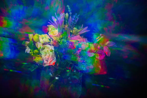 Colorful bouquet, abstract background — Stock Photo, Image