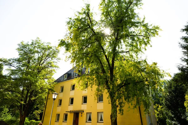 Hermosa Casa Munich Edificio Fachada — Foto de Stock