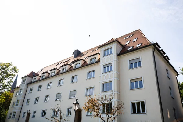 Luxus Apartmanok Schwabing Gyönyörű Házak — Stock Fotó