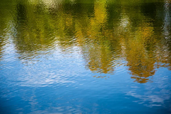 Vodní Odraz Podzim Nympehburském Průplavu — Stock fotografie