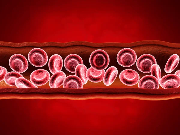 3D virüs ve kan hücreleri