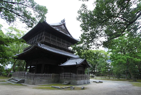 Страшная Потерянная Привидениями Пустая Храмовая Святыня Японии Фукуока — стоковое фото