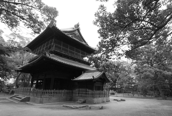 Scary Creepy Lost Haunted Empty Temple Shrine Fukuoka Japan — Stock Photo, Image