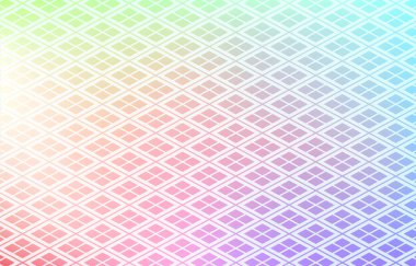 Arkaplan materyali: Soluk gökkuşağı deseni ve Japon deseni, yumuşak atmosfer