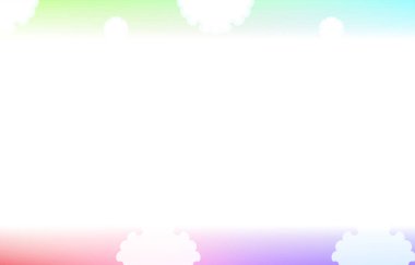 Arkaplan materyali: Soluk gökkuşağı deseni ve Japon deseni, yumuşak atmosfer