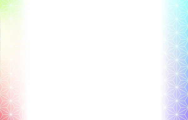 Taustamateriaali Kuva Vaalean Sateenkaaren Asteikosta Japanilaisesta Kuviosta Pehmeä Tunnelma — vektorikuva