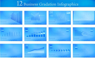 12 tip iş grafiği seti