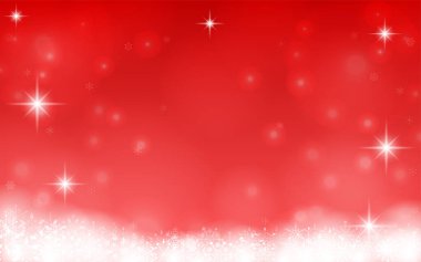 Kar taneleriyle sınırlandırılmış Noel kartı