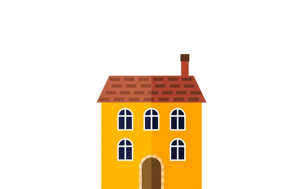 Иллюстрация Красочного Дома — стоковый вектор