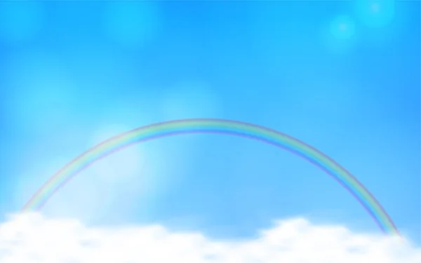 虹の背景イラスト — ストックベクタ