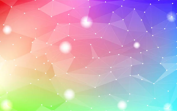 背景材料 多角形の虹のグラデーション — ストックベクタ