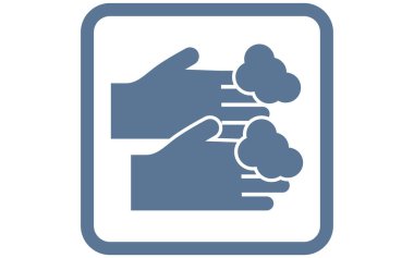 Elleri sabunla yıkamanın simgesi