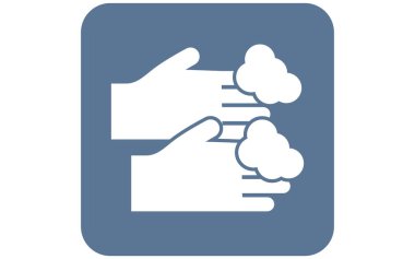 Elleri sabunla yıkamanın simgesi