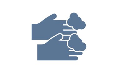 Elleri sabunla yıkamanın simgesi