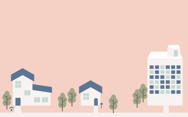 Ev tabanlı bir hayata dönüşen şehrin manzarası.